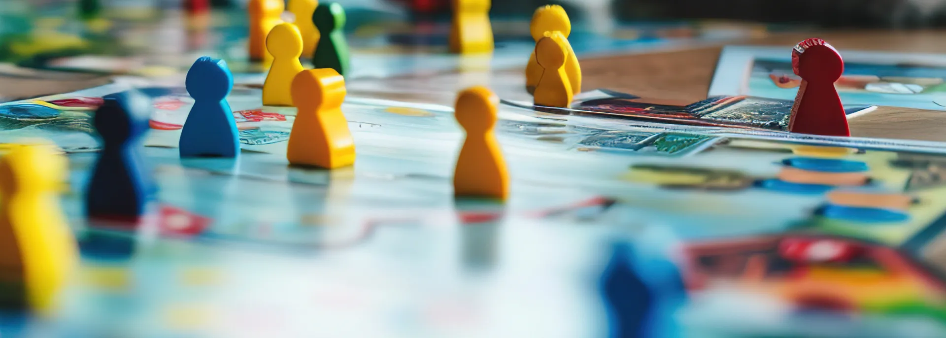 ボードゲームを囲むASOBOARDのメンバー